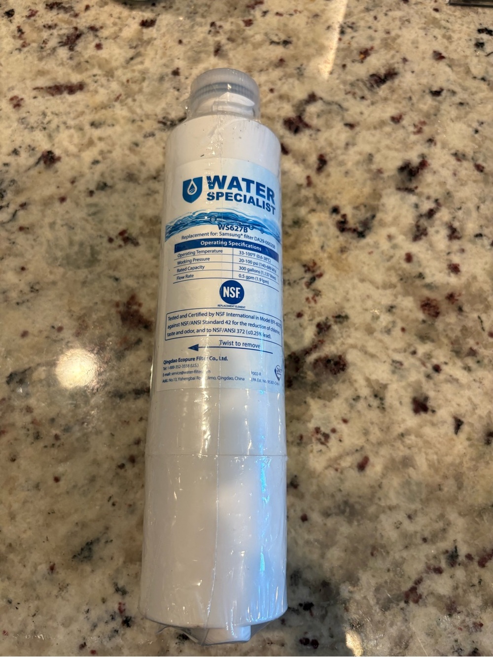DA29-00028  Water Specialist Filter